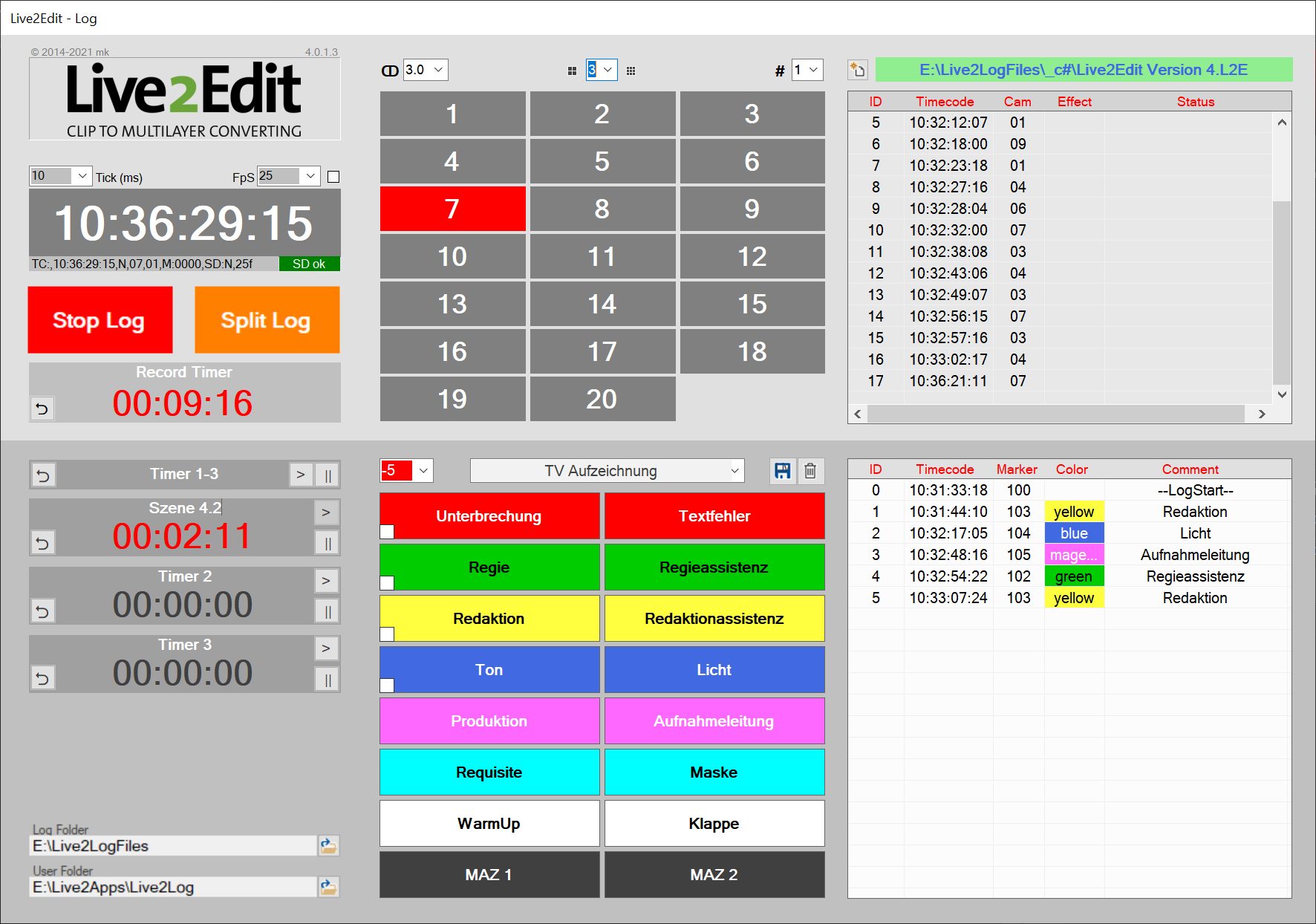 Live2Edit Monitor