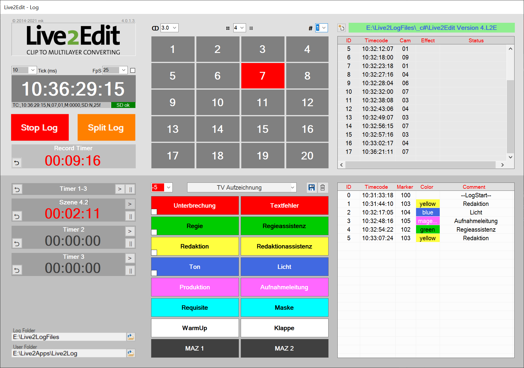 Live2Edit Monitor